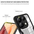 Phone case Xiaomi Poco M6 Pro 4G Poco M6Pro Poco M 6 Pro M6Pro 4G Transparent Protector with Mobile phone Film Cover Double Protect shield Full Cover Armor Cover cases. 