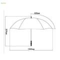 Umbrella with Fan Portable Compact Umbrella for Hiking Camping Outdoor.