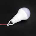 A shape 12 Watt DC 12V Solar LED bulb with alligator clips high brightness Crystal White - 1 Piece.