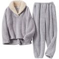 Fleece Pajamas for Women Soft Comfy Fluffy Pajamas Set Pullover Pants Loose Plush Warm Clothes for Winter Sleepwear. 