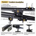 3*3M Ceiling Rail Track System Photo Studio Pantograph Photography Ceiling Support System Lamp Hanger 43-200CM.