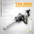 TOLSEN Long Nose Air Impact Wrench 1" Square Drive (3200Nm Torque) AirXT Series For Air Compressor 73395. 