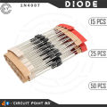 15/25/50Pcs 1N4007 General Rectifier Diode, 1000V 1A General Purpose Electronic Silicon Junction Diode Rectifier Diode.. 