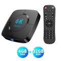 Android 12.0 Set-top Box Allwinner H618 CPU Support 6K HDR Media Player 4GB RAM 32G 64G WIFI6 2.4G 5.8G BT5.0 3D Smart TV Box. 