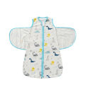 Baby swaddling sleeping bag, breathable baby anti-kick, anti-kick by the four seasons newborn anti-startle sleep artifact, pure cotton leg wrap. 