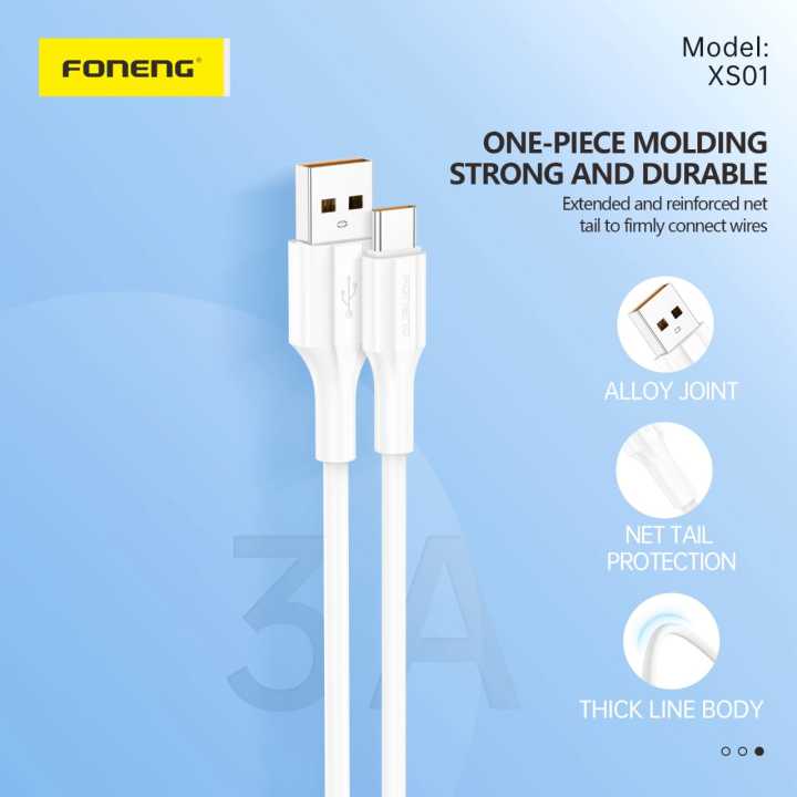 FONENG%20USB%20Cable%20Type-%20C%203A(XS01)%20%7C%203-Months%20Warranty%20by%20TRONZZ%20-%20Image%202