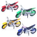 Simulated Alloy Motocross Motorcycle Model 1:18 Toy Adventure Imulation Home Decoration Kids Gift. 