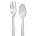 Plastic Forks And Spoons- Disposable 50 Forks & 50 Spoons. 