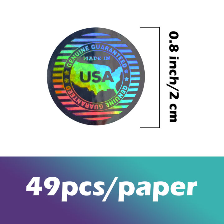 Full%20Sticker%20Packaging%20Certificate:%20Made%20in%20the%20USA%20Repair%20Seal%20Label%20Gloss%20Holographic%20Sticker%20Anti-counterfeiting%20Hologram%20Exciting%2020mm%20-%20Image%205