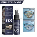 Versatile Jewelry Cleaner Anti-Tarnish Quick Jewellery Cleaning Spray for Watch Diamond Silver Gold Jewelry All-Purpose Cleaner Household Cleaning Chemicals- Avant-garde. 