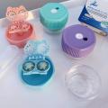 Accessories Cleaning Contact Lens Case Container Manually Contact Lens Washer Cleaner Cleaning Lenses Case Eyewear #Flatwasher. 