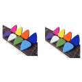 Ukulele Picks Felt Picks/Plectrums for Ukulele and Guitar,16 Pieces Guitar Picks,Multi-Color. 