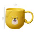 Cute Mouthwash Cup Toothbrush Cup Home Travel Cartoon Thickened Wash Cup. 