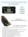 JKBMS Smart BMS LCD Display 2.3 Inch Lithium Battery Smart Bms Accessories Intelligent Battery Level Indicator JK BMS Monitor. 