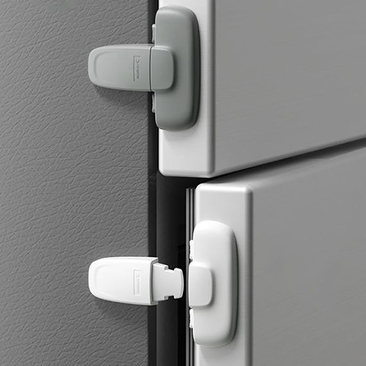 1Pcs Home Refrigerator Lock Kids Cabinet Door Catch Safety Lock For Baby Safety Child Lock