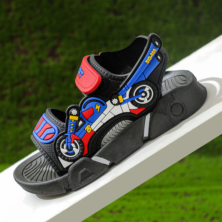 DSstyles%20Boys%20Sports%20Sandals%20Kids%20Summer%20Double%20Adjustable%20Strap%20Open%20Toe%20Sandals%20Outdoor%20Race%20Car%20Pattern%20Hiking%20Shoes%20-%20Image%202