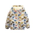 Kids Jacket Outerwear Dinosaurs Pattern Boys Coats Long Sleeve Kids Coat Casual Style Clothes For Boys. 