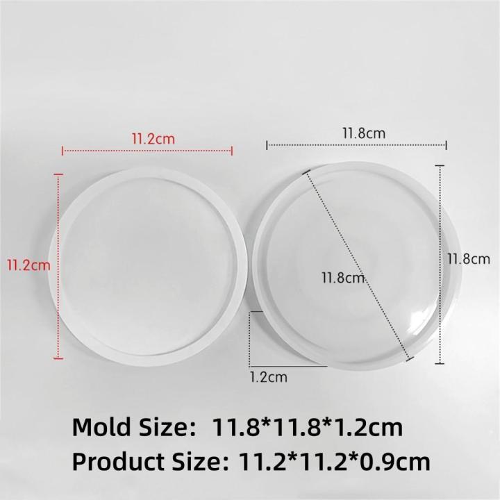 Concrete Casting Tray Mold Heat-resistant Silicone Epoxy Resin Epoxy Resin Mold Cement Concrete Mold for Jewelry Making Home Decor Craft Enthusiasts Pottery DIY Gift Crafting