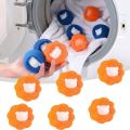 06 Pcs Pet Hair Remover For Laundry Pet Hair Catcher Washing Machine Dryer Balls For Clothing Laundry Appliances. 