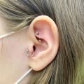 5Pcs Stainless Steel Nose Ring 16 Gauge Septum Piercing Ear Helix Earrings For Women Men Punk Jewelry Lip Piercings Rings. 