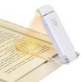 LED Book Reading Light USB Rechargeable Adjustable Brightness Eye Protection Portable Bookmark Read Clip Book Night Lamp. 