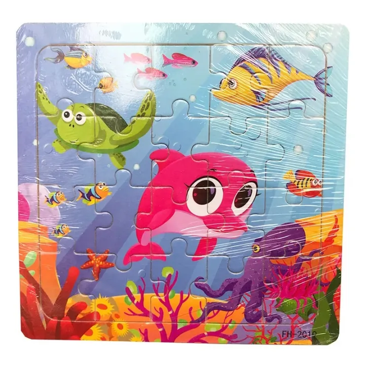 New%2020%20Piece%20Wooden%203d%20Puzzle%20Cartoon%20Animal%20Vehicle%20Jigsaw%20Puzzle%20Montessori%20Educational%20Toys%20For%20Kids%20Baby%201%202%203%20Years%20-%20Image%207