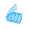 2 pcs x AA/AAA Battery Box 4-Section Hard Plastic Battery Storage Case.