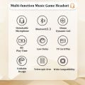 Headphone Bluetooth 5.3 HIFI Stereo Wireless Headphone Game Noise Canceling Headset HD Mic Support TF Card for PC TV PS4 Laptop. 