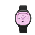 New kids cartoon square silicone noopy big-eared dog watch pudding boys girls quartz watch. 
