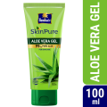 Parachute SkinPure Aloe Vera Gel | 99% Pure Aloe| For Soft, Moisturized & Hydrated Skin| Heals, Repairs, Protects Skin| 8h moisturization| Soothes Sunburn| All Skin Types | 100 ml. 