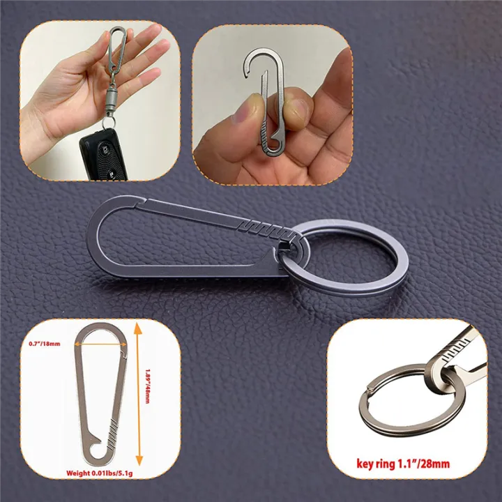Quick%20Release%20Keychain%20Set%20Car%20Key%20Ring%20Quick%20Release%20with%20Titanium%20Carabiner%20and%20Keyrings%20-%20Advanced%20Titanium%20Swivel%20Clip%20360-Degree%20Rotation%20-%20Image%203
