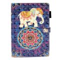 For Galaxy Tab A 8.0 T290 3D Embossing Pattern Horizontal Flip Leather Case with Holder & Card Slots & Wallet.
