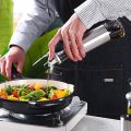 500 ml  Oil Dispenser Bottle, Oil Bottle Sauce Bottle With Premium Stainless Steel cover, Glass body Oil and Vinegar Dispenser, Oil Dispenser Bottle for Kitchen. 
