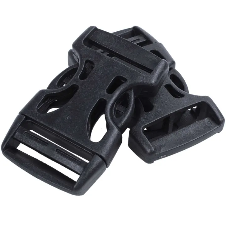 4pcs%20Plastic%20Side%20Quick%20Release%20Buckles%20Clip%20for%2025mm%20Webbing%20Band%20Black%20-%20%20black%20-%20Image%206