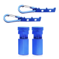 Tall Stair Gauges with Holder&Carabiner Knobs for Framing Square, Versatile Circular Saw Layout Tool for Stair Stringers. 