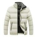 Men's Parka Side Striped Thicken Warm Jackets Coats Winter Hooded Windproof Parkas Jacket Windbreak Outwear. 