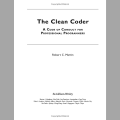 The Clean Coder: A Code of Conduct for Professional Programmers (Robert C. Martin Series). 