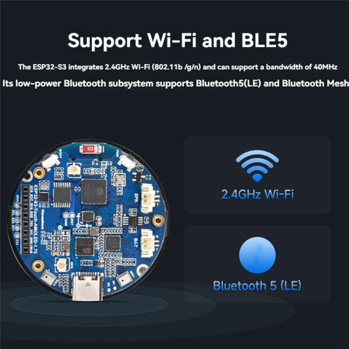 ESP32%20XiaoZhi%20AI%20Voice%20Chat%20Robot%201.75inch%20Touchscreen%20Development%20Board%20with%20Speaker%20Support%20Voice%20Recognition%20-%20Image%203