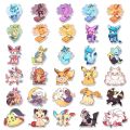 10/30/50pcs Cute Pokemon Eevee Anime Cartoon Stickers Laptop Car Motorcycle Luggage Suitcase Classic Toy Funny Decal Kid Sticker. 