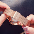Hannah Martin Fashion Ladies Watch Steel belt Strap Brand all Black Women Watches Bracelet Waterproof sports Wristwatch Women. 