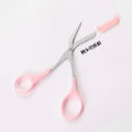 Eyebrow comb, scissors, beauty tools, portable macro scraper, set, 3-piece foldable eyebrow trimmer.