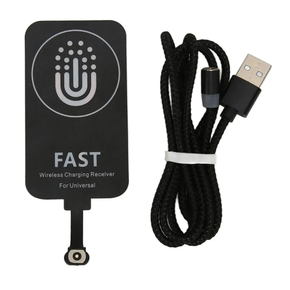 Portable 10W Wireless Charger Receiver Ultra Thin Type C Wireless