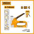 INGCO Heavy duty 2 In 1 staple gun 4-14mm HSG1408.