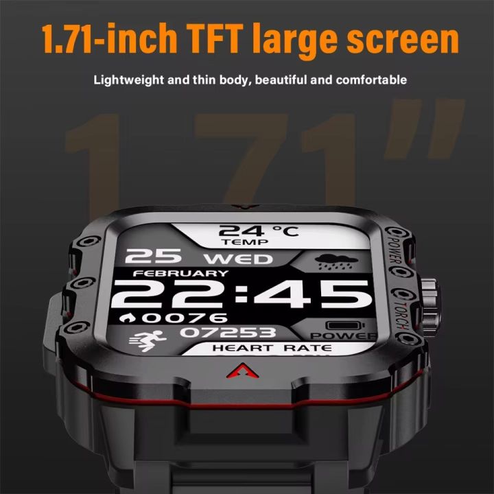 Timack%C2%AE%20Q11%20Smart%20Watch%201.96inch%20Large%20Screen%20HD%20Bluetooth%20Call%20Voice%20Assistant%20Men%20Smartwatch%20Sports%20Fitness%20Tracker%20-%20Image%203