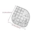 ARELENE Creative Curved Corner Cutter Quilt Ruler,Acrylic Sewing Curved Corner Cutter Ruler, Sewing Template Patchwork Tool,2PCS. 