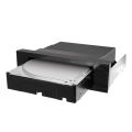 Universal SATA Internal Tray-Less Mobile Rack for 2.5inch or 3.5inch SSD HDD Hard Drive Backplane Enclosure. 