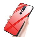 Nokia 6.1 plus Glass Case Phone Back Cover. 