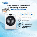 Haier 8Kg Front Loading Washing Machine Free Delivery & Installation (HW80-BP12929A).