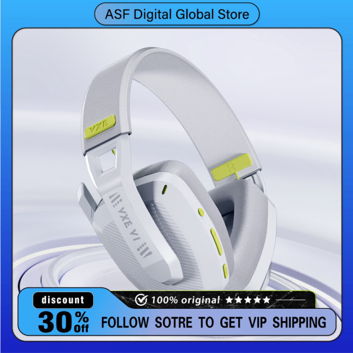 VGN VXE New Siren V1 Dual Mode Wireless Bluetooth Headset FPS Gamer Headset Low Latency Lightweight PC E-sports Gaming Earphone