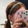 Plastic Translucent Colorful Hair Hoop Fashion Simple Head Band Non-slip Tooth Hair Bands For Women All-match Hair Accessories. 